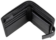 Dents Aire Coin Bifold Wallet - Black