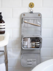 Stackers Small Hanging Wash Bag - Pebble Grey