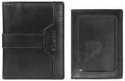 Dents Itchen Passcase Card Holder Wallet - Black