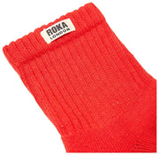 Roka Windsor Solid Crew Socks  - Cranberry Red