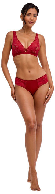 Falke Delicate Touch Triangle Bralette - Ventimiglia Red