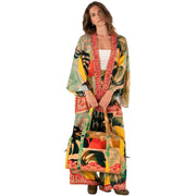 powder-exotic-leaves-luxe-weekend-bag---beigeredgreen-35503997