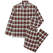 lacoste-plaid-poplin-pyjama-set---ladybird-redwhitegreen-34498610