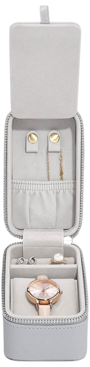 Stackers Travel Jewellery and Watch Box - Pebble Grey