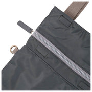 Roka Stratford Small Recycled Nylon Crossbody Bag - Beluga Grey