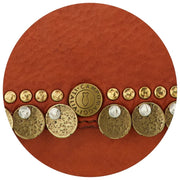 Campomaggi Felloniche Stud Coin Purse - Brick Orange