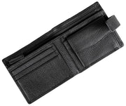 Dents Aire Coin Bifold Wallet - Black