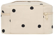 Hindbag Gaspard Vanity Bag - Off White Polka Dot