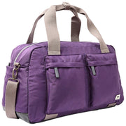 Roka Gatwick Medium Recycled Canvas Duffle Bag - Deep Grape Purple