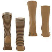 burlington-everyday-stripe-2-pack-socks---brown-sugar-beige-34598118