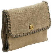Campomaggi Cortona Stud Coin Purse - Cement Grey