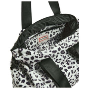 Hunter Original Snow Leopard Tote Bag - White/Black