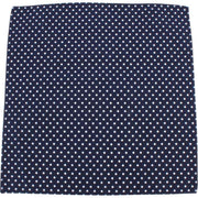 Knightsbridge Neckwear Polka Dot Pocket Square - Navy/Blue