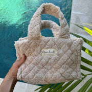 Moon Nude Teddy Mini Shopper Bag - Brown/Cream