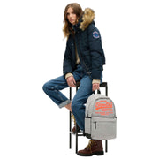 Superdry & Co Heritage Montana Backpack - Light Grey Marl/Dark Grey