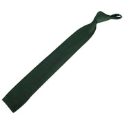 David Van Hagen Plain Knitted Tie - Olive