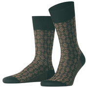 Falke Artwork Tie Socks - Thyme Green