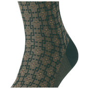 Falke Artwork Tie Socks - Thyme Green