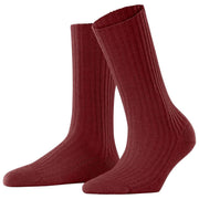 Falke Cosy Wool Boot Socks - Henna Red