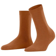 Falke Cosy Wool Socks - Caramel Brown