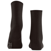 Falke Cotton Rib Socks - Dark Brown