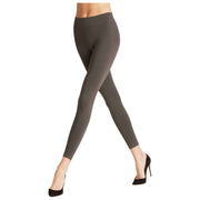 Falke Cotton Seamless Leggings - Carbon Grey