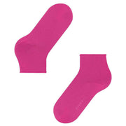 Falke Cotton Touch Short Socks - Berry Red