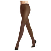 Falke Cotton Touch Tights - Cappuccino Brown