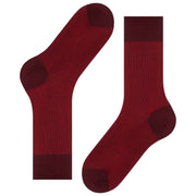 Falke Fine Shadow Socks - Burgundy
