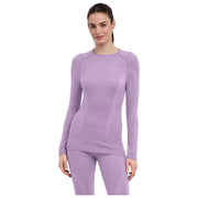 Falke Long Sleeved Wool Tech Regular Fit Shirt - Light Lilac