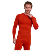 Falke Maximum Warm Long Sleeve Tight Fit Shirt - Chilli Red