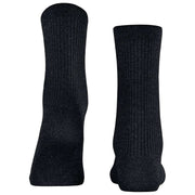 Falke Shiny Rib Socks - Black