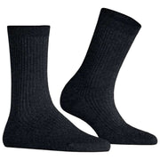 Falke Shiny Rib Socks - Black