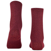 Falke Shiny Rib Socks - Mahogany Brown