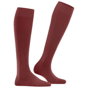 Falke Softmerino Knee High Socks - Henna Red
