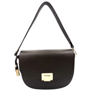 Franchetti Bond Valentina Flapover Bag - Chocolate Brown