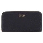 GUESS Brenton Large Zip Around Purse - Black