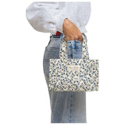 Moon Nude Spring Mini Shopper Bag - Blue/White/Green