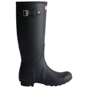 Hunter Original Tall Tartan Lined Wellington Boots - Black