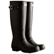 Hunter Original Tall Tri Colour Logo Wellington Boots - Black