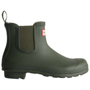 Hunter Original Tartan Lined Chelsea Boots - Dark Olive Green