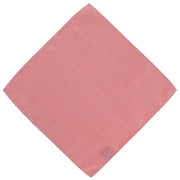 Michelsons of London Semi Plain Bow Tie and Pocket Square Set - Coral