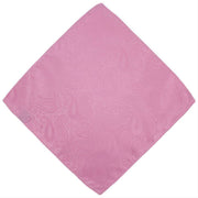 Michelsons of London Tonal Paisley Cravat and Pocket Square Set - Pink