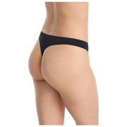 Skarlett Blue Entice Front Lace Thong - Black/Nylon Tan