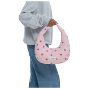 Moon Nude Strawberry Hoop Bag - Pink/Red