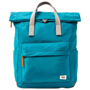 Roka Canfield B Medium Recycled Nylon Backpack - North Sea Blue
