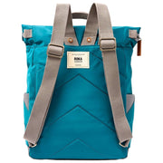 Roka Canfield B Medium Recycled Nylon Backpack - North Sea Blue