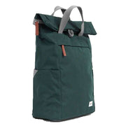 Roka Finchley A Medium Sustainable Canvas Backpack - Forest Green