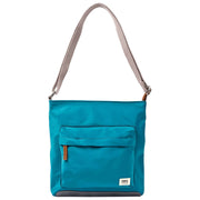 Roka Kennington Medium Recycled Nylon Crossbody Bag - North Sea Blue