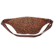 Roka Mill Hill Cotton Canvas Bum Bag - Mini Leopard Brown